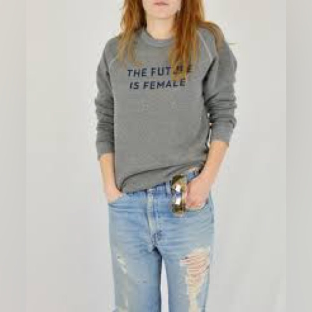 Otherwild Alternative Apparel Gray Sweatshirt The Future is‎ Female Size XS